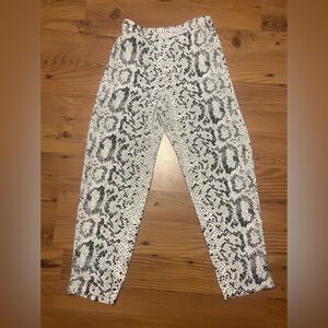 J Crew snake skin pants